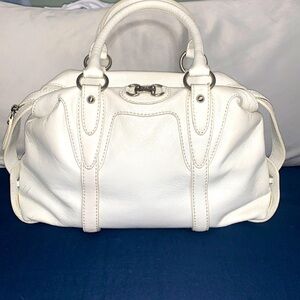 Michael Kors, winter white leather bag
